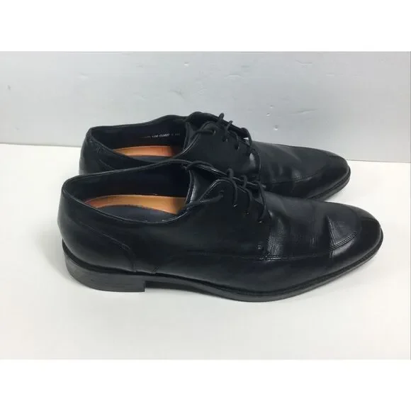 Cole Haan Grand OS Shoes Mens Sz 11M Black Leather Split Toe Oxford Dress C11627 - Picture 3 of 7